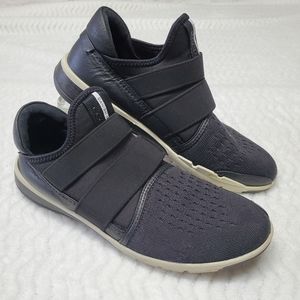 ECCO Danish Design SNEAKERS SHOES 40 Black Stretch Slip On 9-9.5 US